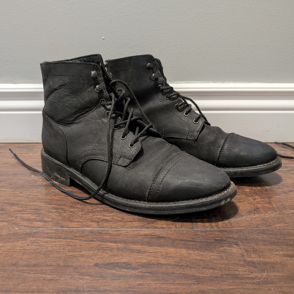Men's Matte Black Thursday Boots Captains